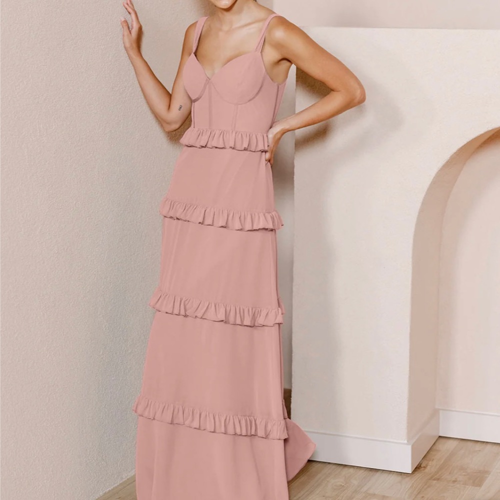 Revelry Pink Maxi Dress